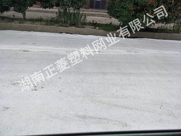 湖南岳陽汨羅縣國道翻新使用土工布案例